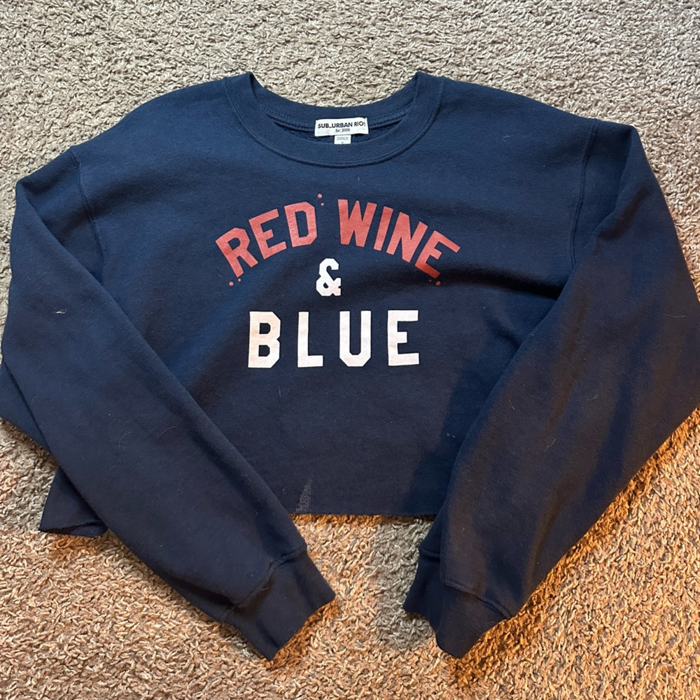 Sub Urban Riot cropped Crewneck - Small